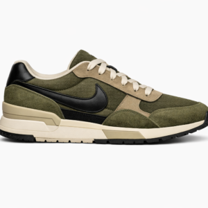 Baskets Nike de couleur verte kaki